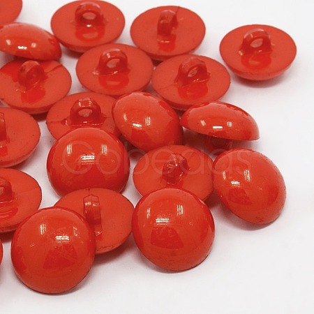 Acrylic Dome Shank Buttons BUTT-E052-B-02-1