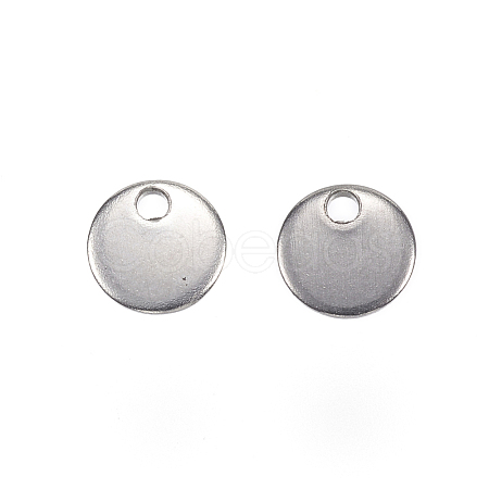 304 Stainless Steel Charms X-STAS-F039-91-6mm-P-1