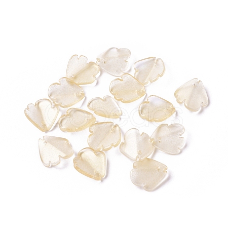 Transparent Glass Charms GLAA-H016-03C-12-1