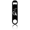 430 Stainless Steel Bottle Openers, Laser Cut, Rectangle, Moon, 178x40x2mm