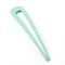 Zinc Alloy Hair Fork, Aquamarine, 100x19.5x2mm