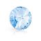 Preciosa&reg MAXIMA Crystal Round Stones, Czech Crystal, Bicone(436 11 177 Rivoli), Dura Foiling, 30020 Light Sapphire, SS39(8.15~8.4mm), 144pcs/gross