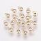 Brass Cubic Zirconia Charms, Flat Round, Golden, 6x4x2mm, Hole: 1mm