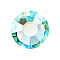 Preciosa&reg MAXIMA Crystal No Hotfix Flatback Stones, Czech Crystal, Dura Foiling, Round(438 11 615 Chaton Rose), 50005 200 Caribbean Sea AB, SS10(2.7~2.9mm)