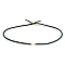 Nylon Cords Necklace Making, with Golden Brass Findings, Long-Lasting Plated, Dark Green, 22~22.8 inch(56~58cm), Hole: 1.7mm