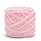 Soft Crocheting Polyester Yarn, Thick Knitting Yarn for Scarf, Bag, Cushion Making, Pink, 7mm, about 43.74 Yards(40m)/Skein