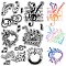 Custom PVC Plastic Clear Stamps, for DIY Scrapbooking, Photo Album Decorative, Cards Making, Stamp Sheets, Film Frame, Musical Note, 160x110x3mm