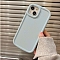 Candy Solid Color Matte Silicone Mobile Phone Cover, Light Blue, 15x7.5x0.8cm, Fit for iphone 15