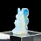 Opalite Sculpture Display Decorations, for Home Office Desk, Butterfly Girl, 15x35mm