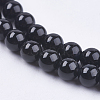Natural Black Onyx Beads Strands G-H1567-4MM-3