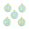 Alloy Enamel Charms ENAM-S118-04-G-3