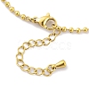 Ion Plating(IP) 304 Stainless Steel Chains Anklet AJEW-H148-10A-G-3