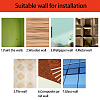 CREATCABIN Acrylic Mirror Wall Stickers Decal DIY-CN0001-13B-S-6