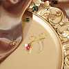 Brass Huggie Hoop Earring EJEW-PH01373-3