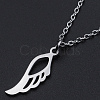 201 Stainless Steel Pendant Necklaces NJEW-S105-JN569-40-1-1