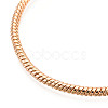 Brass European Style Bracelet Making MAK-R011-03KCG-2