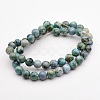 Natural Variscite Bead Strands G-P300-01-8mm-2