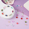 Pandahall 100Pcs 10 Styles Transparent Glass Beads GLAA-TA0001-65-6