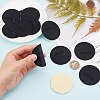 Gorgecraft 12Pcs Silicone Drink Coasters AJEW-GF0004-48C-3