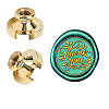 Wax Seal Brass Stamp Head AJEW-WH0209-420-1