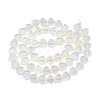 Transparent Electroplate Glass Beads Strands EGLA-N006-080-A01-2