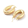 Brass Hoop Earrings EJEW-H301-07G-2