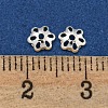 925 Sterling Silver Bead Caps STER-C007-03D-S-3