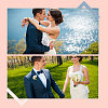 CRASPIRE Bridal Wedding Small Purse Silk pouch ABAG-WH0032-23-6