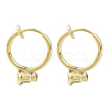 Brass Clip-on Earring Components X-KK-T038-243G-1