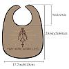 Washable Polyester Canvas Adult Bibs for Eating AJEW-WH0328-003-2