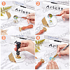 CRASPIRE DIY Wax Seal Stamp Kits DIY-CP0003-95-6