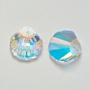 K9 Glass Rhinestone Pendants GLAA-F083-02B-3