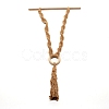 Toilet Wall Hanging Hand-Woven Rope Holder HJEW-TAC0012-10C-2