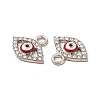 Alloy Rhinestone Enamel Pendants ENAM-M053-04P-3