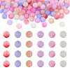 120Pcs 6 Colors Acrylic Beads SACR-TA0001-26-8