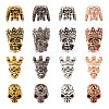 Fashewelry 32Pcs 16 Styles Tibetan Style Alloy Beads FIND-FW0001-13-10