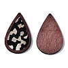 Eco-Friendly Cowhide Leather Big Pendants FIND-S301-41C-08-1