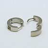 Fashion 304 Stainless Steel Huggie Hoop Earrings EJEW-G124-M11-3