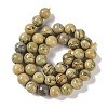 Natural Verdite Stone Beads Strands G-P530-B07-04-3