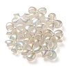 UV Plating Luminous Transparent Acrylic Beads OACR-P010-07E-3