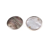 Natural Black Lip Shell Connector Charms SHEL-N036-08-2