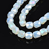 Electroplate Glass Beads Strands X-EGLA-N002-13-A14-3