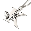 201 Stainless Steel Necklace NJEW-Q336-01K-P-4