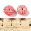 Synthetic Shell Dyed Carved Beads SHEL-H005-30-3