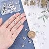 PandaHall Elite 48Pcs 24 Letters 304 Stainless Steel Charms STAS-PH0001-30-6