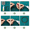 SUPERFINDINGS 150Pcs Alloy Cord Ends FIND-FH0008-75-6