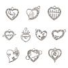 10Pcs 10 Style Alloy Pendants ALRI-YW0001-18P-1