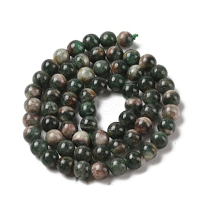 Natural Green Quartz Round Beads Strands G-Q171-D02-01-1