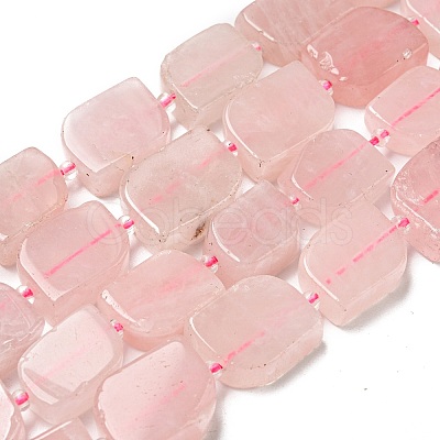 Natural Rose Quartz Beads Strands G-G072-B05-02-1