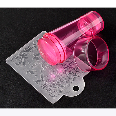 Silicone Nail Art Seal Stamp and Scraper Set MRMJ-P003-56-04-1